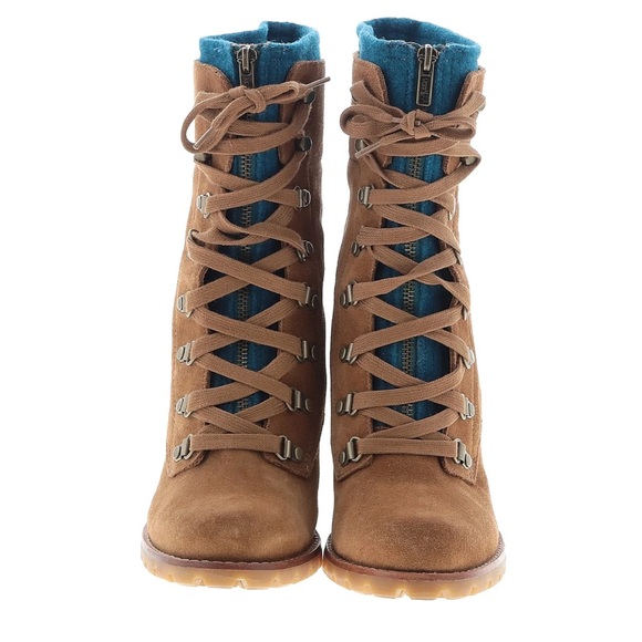 BRAND NEW
UGG Tan and Blue Heeled Boots - Picture 5 of 6